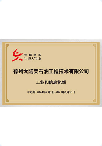 国家级专精特新“小巨人”